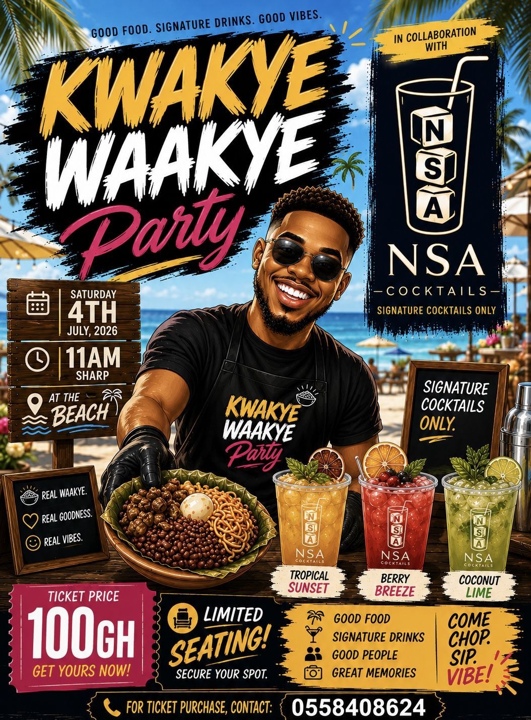 Kwakye Waakye Party